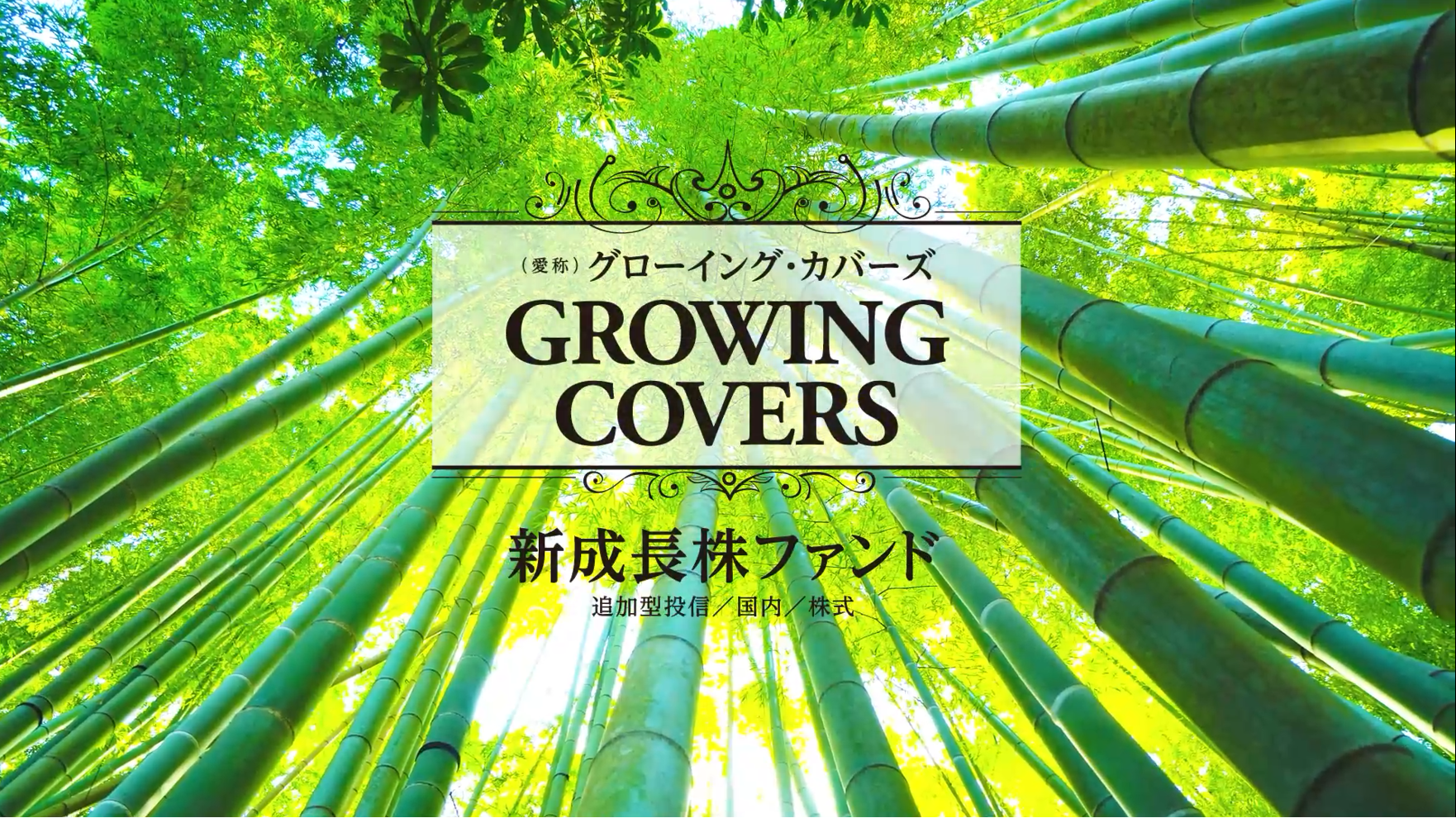新成長株ファンド　愛称：グローイング・カバーズのご紹介